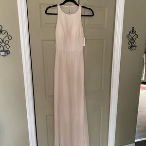 Cocktail/prom/bridesmaid champagne colored size  0 dress